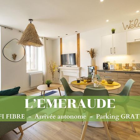 L'Emeraude - 1 A 4P - Wifi Fibre - Parking Gratuit 蓬丹 外观 照片