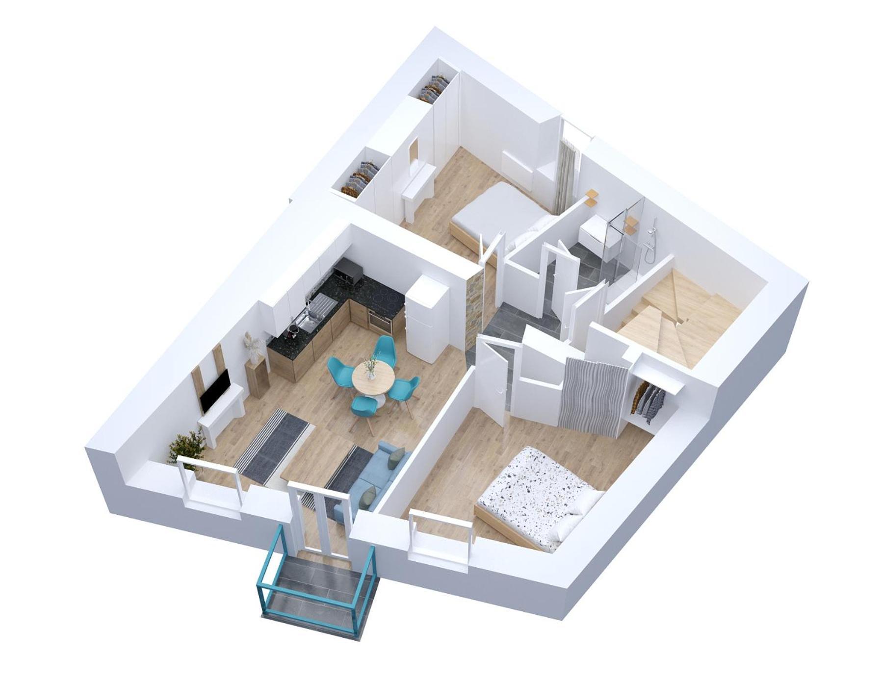 L'Emeraude - 1 A 4P - Wifi Fibre - Parking Gratuit 蓬丹 外观 照片